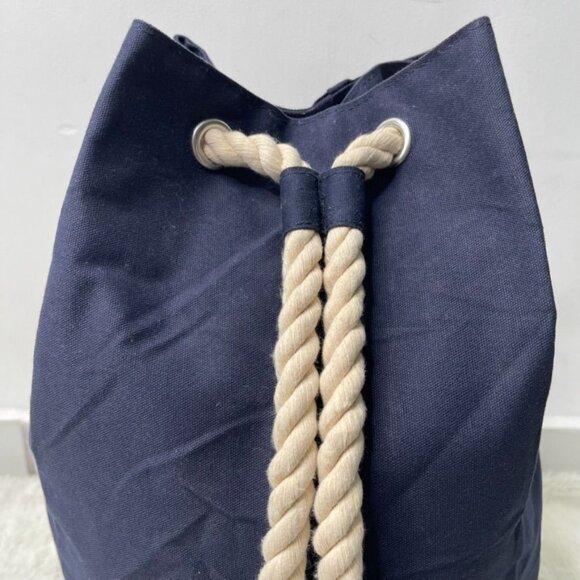 Jean Paul Gaultter Women's Navy Blue Nautical Rope Backpack One Size - Picture 2 of 12